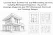 do revit architecture, bim modeling, matterport, city permit plans solar pro