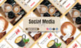 design food menu instagram posts for your brand