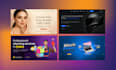 create website banners, website banner ads, and hero image