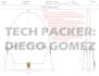 design a tech pack for handbag, backpack, clutch, ready for production