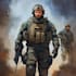 draw 2d game art military character design