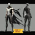create scifi, fantasy, superhero character design