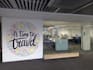 do professional office wall mockup design for your brand