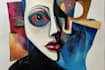 create magical abstract art, psychedelic, surrealism, cubism