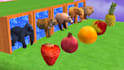 create 3d animal crossing fountain animations