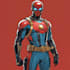 create a comic book, cover and superhero comic character