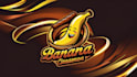 create modern banana cinnamon logo free source file