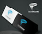 design a cybersecurity, tech, or technology logo that looks powerful