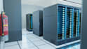 realistic 3d cgi server room, control room, ai data center and warehouse design