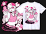 create anime streetwear t shirt design cute t shirt design