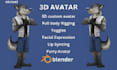 vrchat avatar, vr character, VR chat, vrchat humanoid, vr model, vrc avatar, vrc