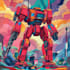 create amazing character mecha illustration