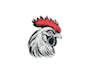 design a custom rooster head logo with creative flair