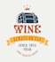 design a cellar, wine, barrel, artisanal logo