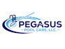 creative pool cleaning logo design