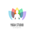 design luxury yoga logo with my creative thinking