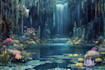 draw conceptual digital landscape illustrations