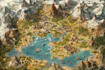 do fantasy map illustration for dnd, novels