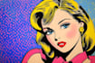 do a retro pop art roy lichtenstein style