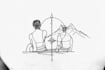 create minimal line art tattoo