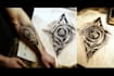 create sleeve tattoo design in geometric style