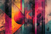 create abstract geometric digital art