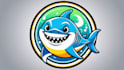 do creative shark mascot logo in 1 day