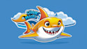 do creative shark mascot logo in 24 hours