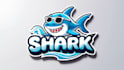 do creative shark mascot logo in 1 day