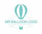 create modern balloon logo