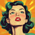 draw  illustration with retro comic style