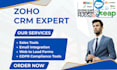 setup zoho CRM web to lead forms ominichannel inbox webhooks funnel analysis