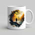 do creative eye catching typography mug design