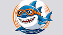 do creative shark mascot logo in 1 day