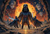 create high quality space art and futuristic space scenes