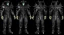 lookdev dark theme game creature,humanoid avatar character,gltf model,fbx ue4 3d