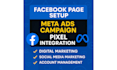 setup facebook business page account create meta ads campaign pixel integration
