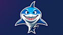 do creative shark mascot logo in 1 day