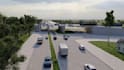design modern 3d bridge, 3d flyover design and 3d train station with animation