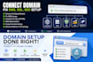 connect domain fix dns SSL SEO optimization setup domain custom domain redirect
