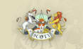 create hand drawn vintage coat of arms, family crest