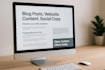 write blog posts website content and social media copy that connects