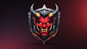 make amazing angry demon logo with creative concepts