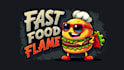 do badass burger fast food mascot logo design