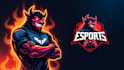 do awesome demon mascot logo design