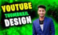 design attractive clickbait youtube thumbnail within 2 hours