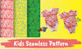 create pattern design for fabrics, textiles, wallpapers