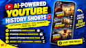 create viral history ai videos for youtube short and instagram reels