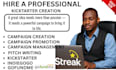 create and promote your kickstarter campaign within 24 hrs