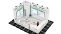 basic exhibition stand design,trade booth,stall,kiosk
